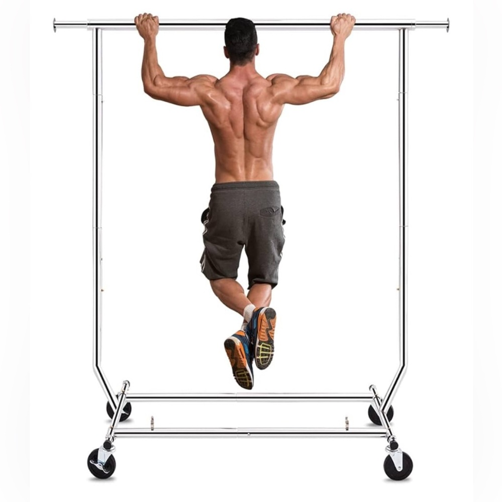 Portable Metal Clothing Rack